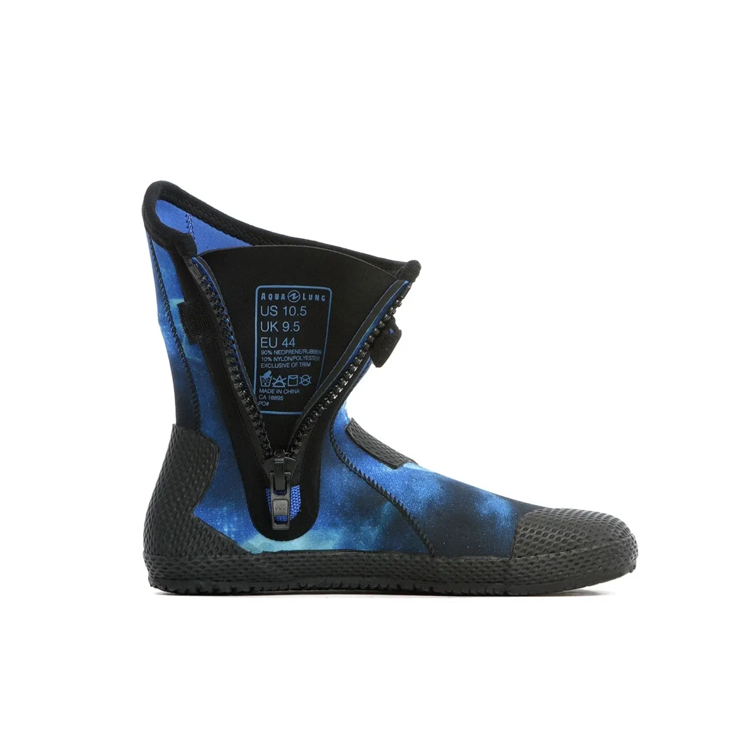 Open Box Aqua Lung Mens 5mm Superzip Boots - Galaxy Blue - 13