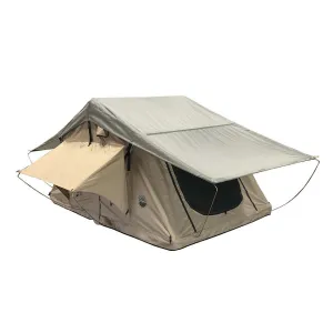 Overland Vehicle Systems OVS TMBK 3 Person Roof Top Tent With Green Rain Fly