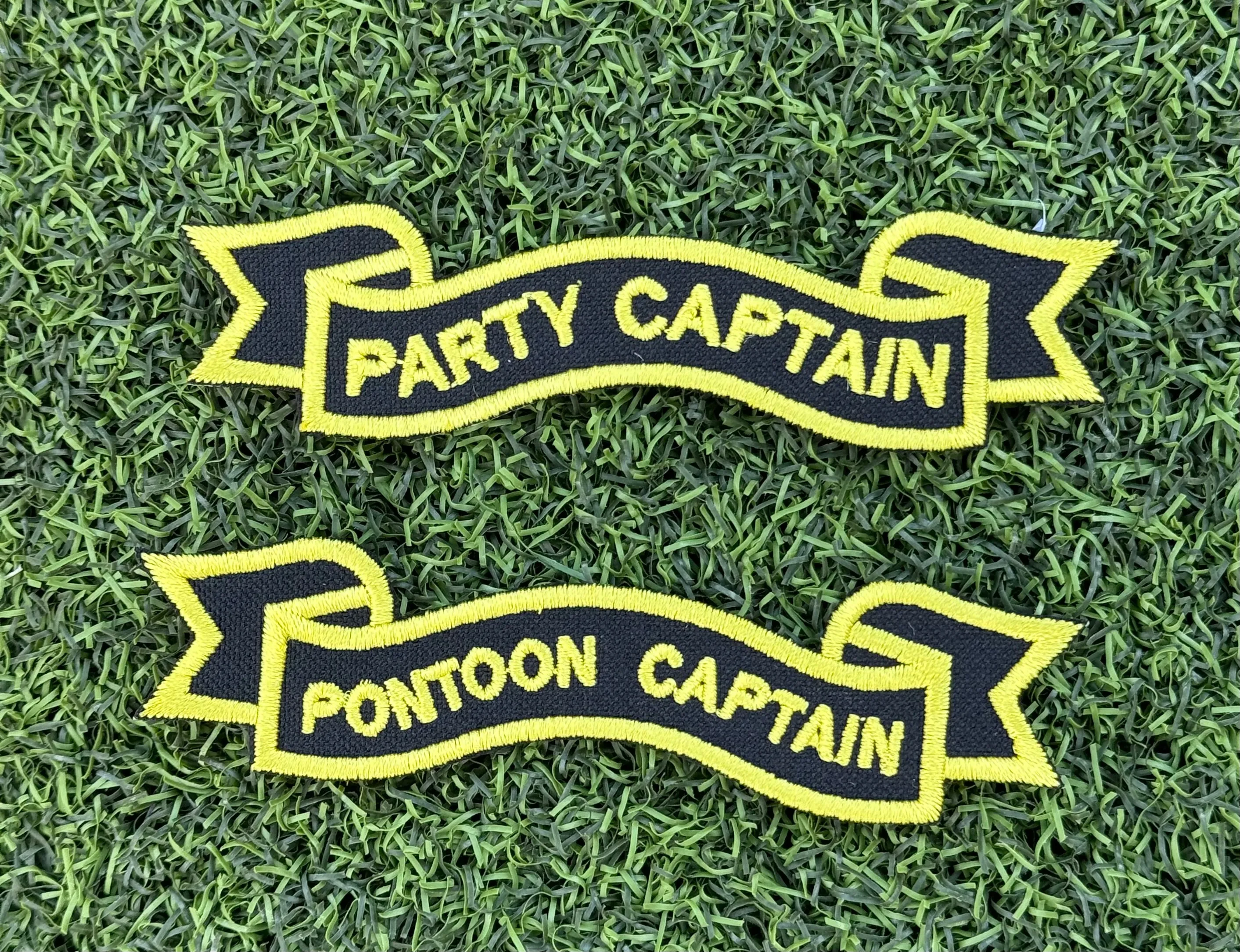 Party Captain Iron On Patch