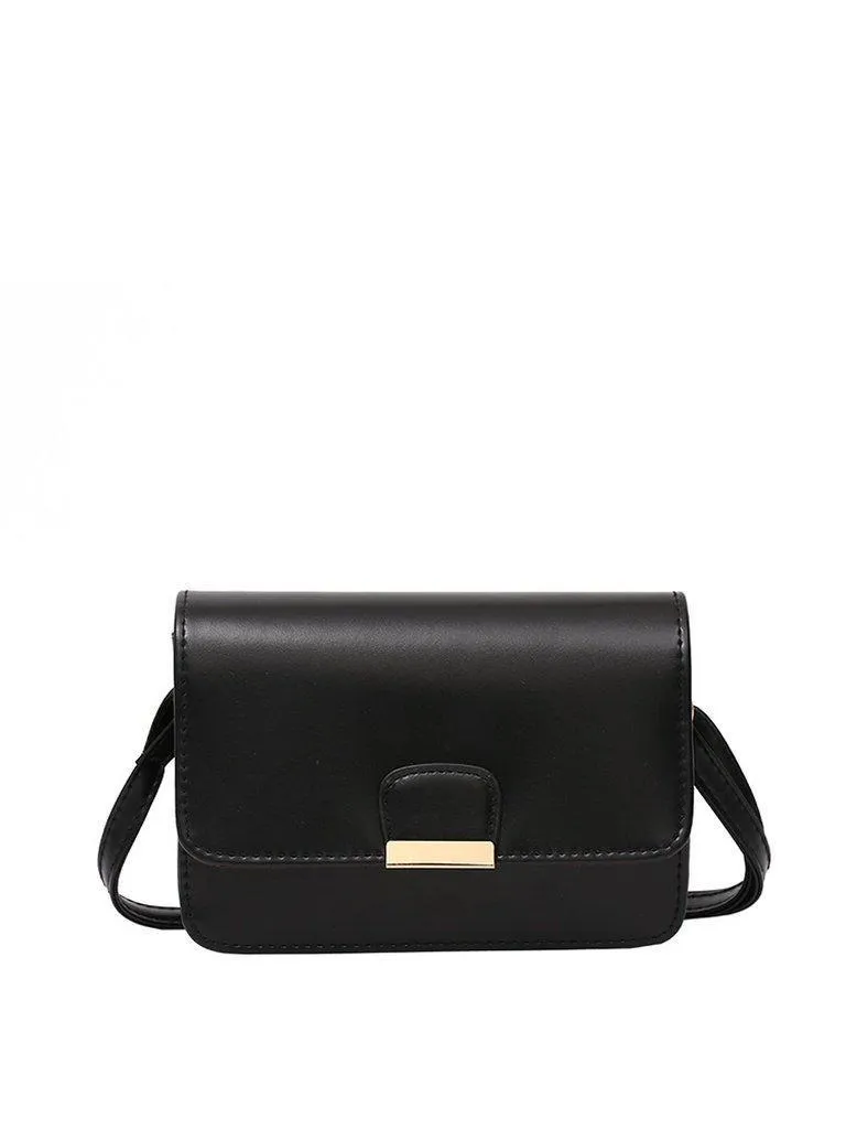 PU Flap Shoulder Bag