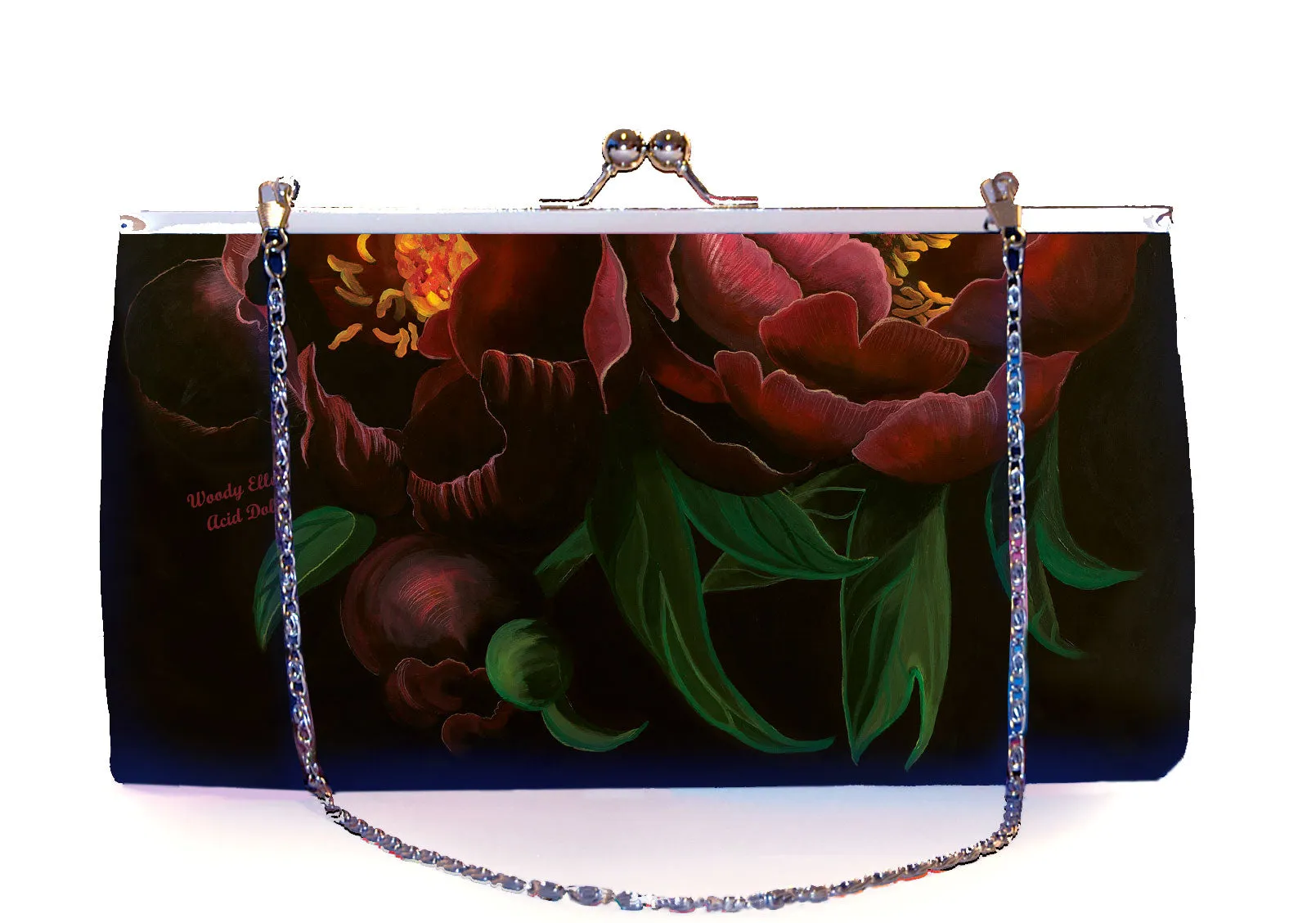 Retro clutch large, Night Bloom, Acid Doll