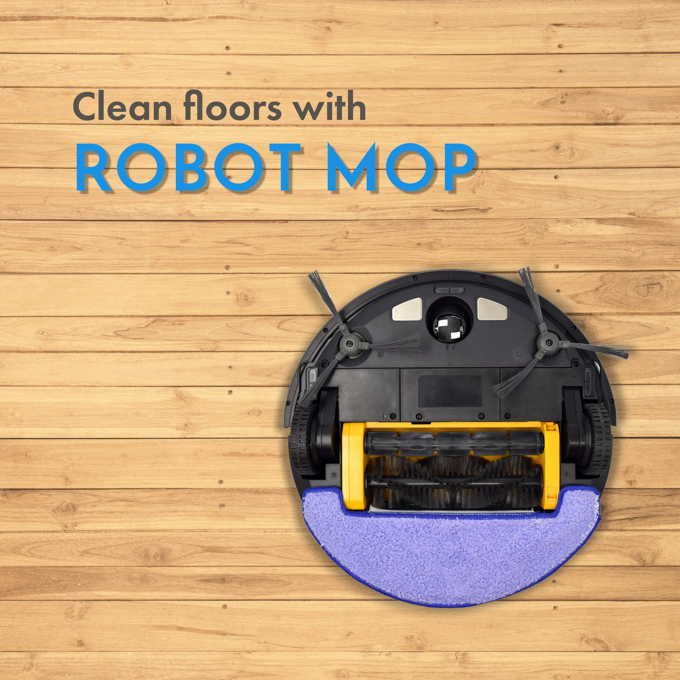 Smart Vacuum Pro WiFi Cleaning Robot w/ Floor Mopping, Built-in Gyroscope, Virtual Walls, Works with Amazon Alexa and Google Assistant