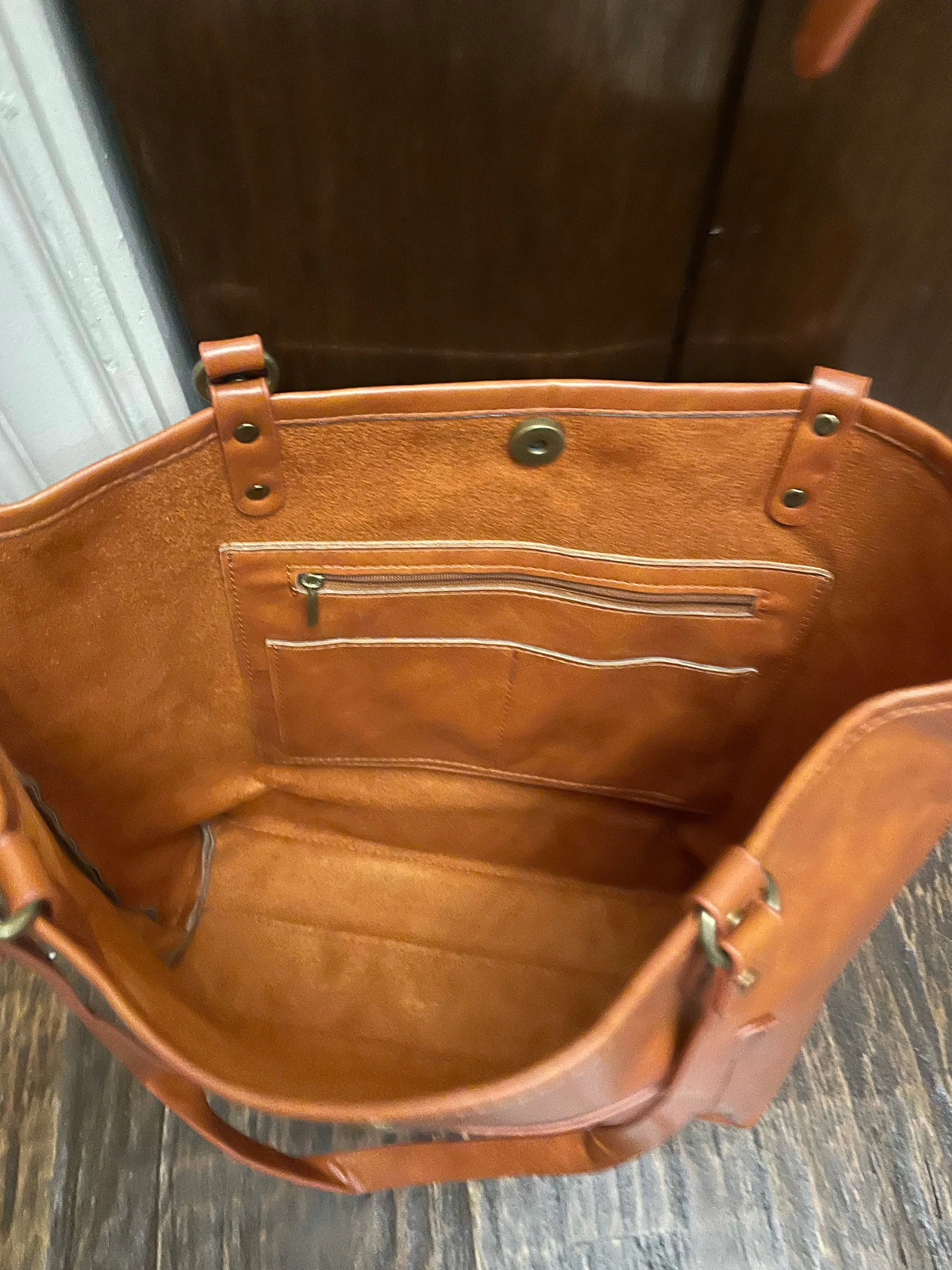 Tan My Hide Shoulder Bag