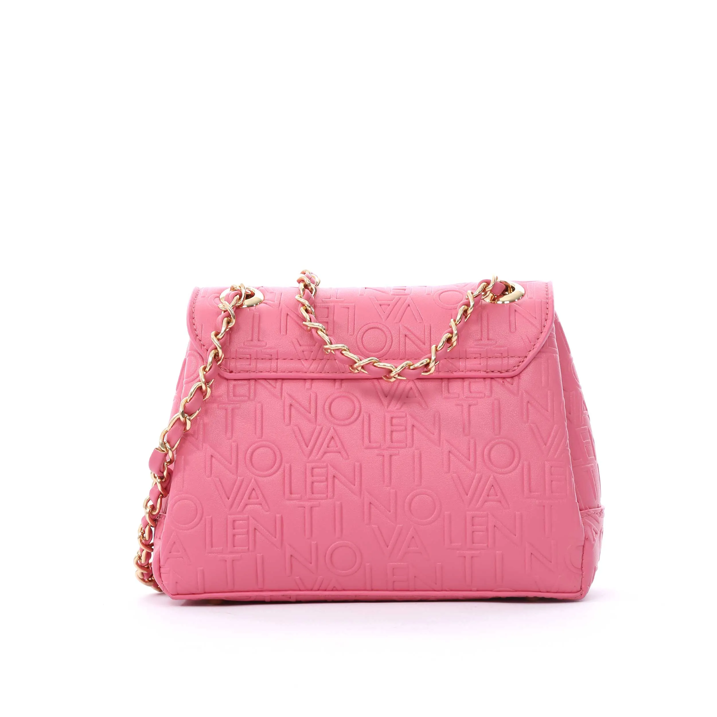 Valentino Bags Relax Ladies Flap Bag in Pink