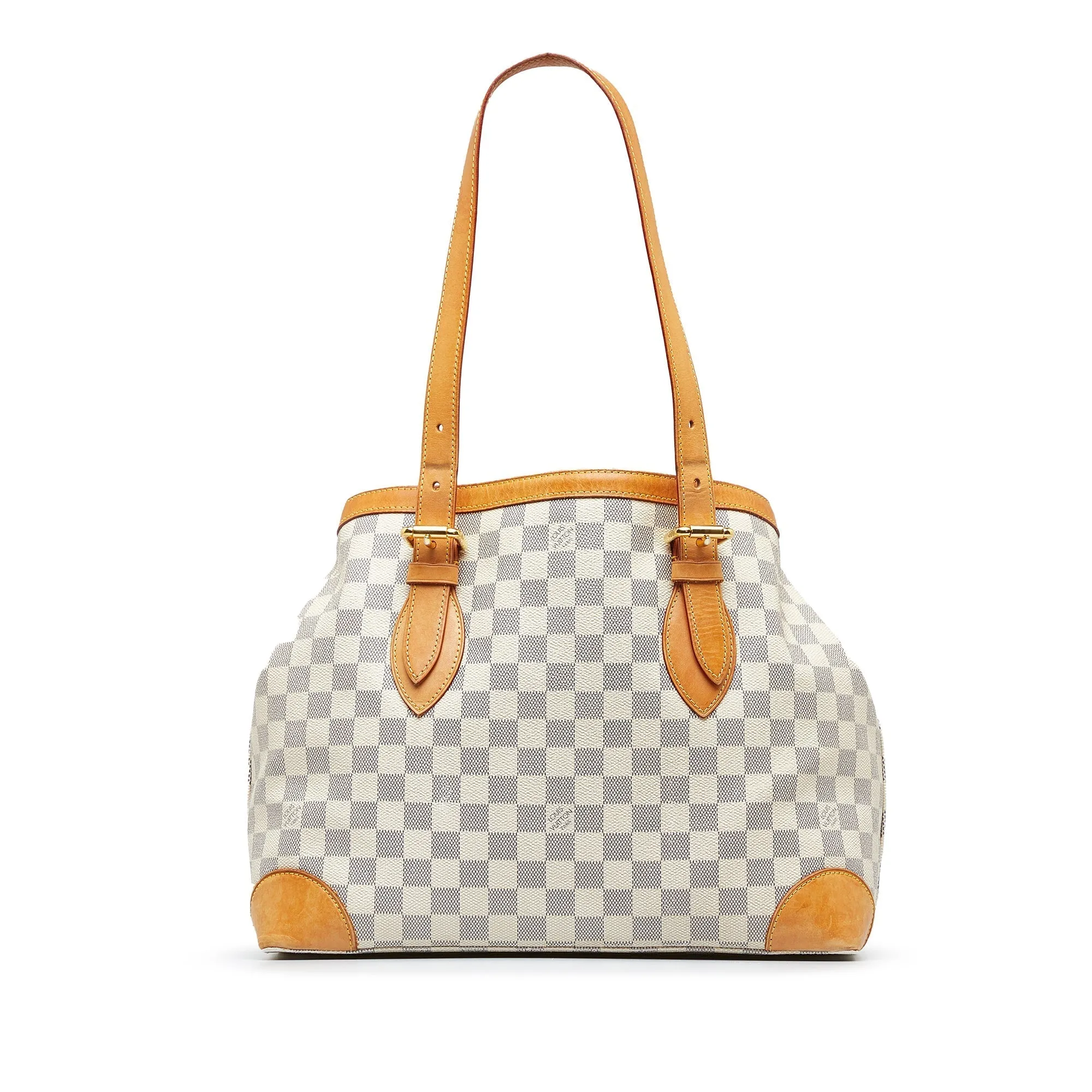 White Louis Vuitton Damier Azur Hampstead MM Tote Bag