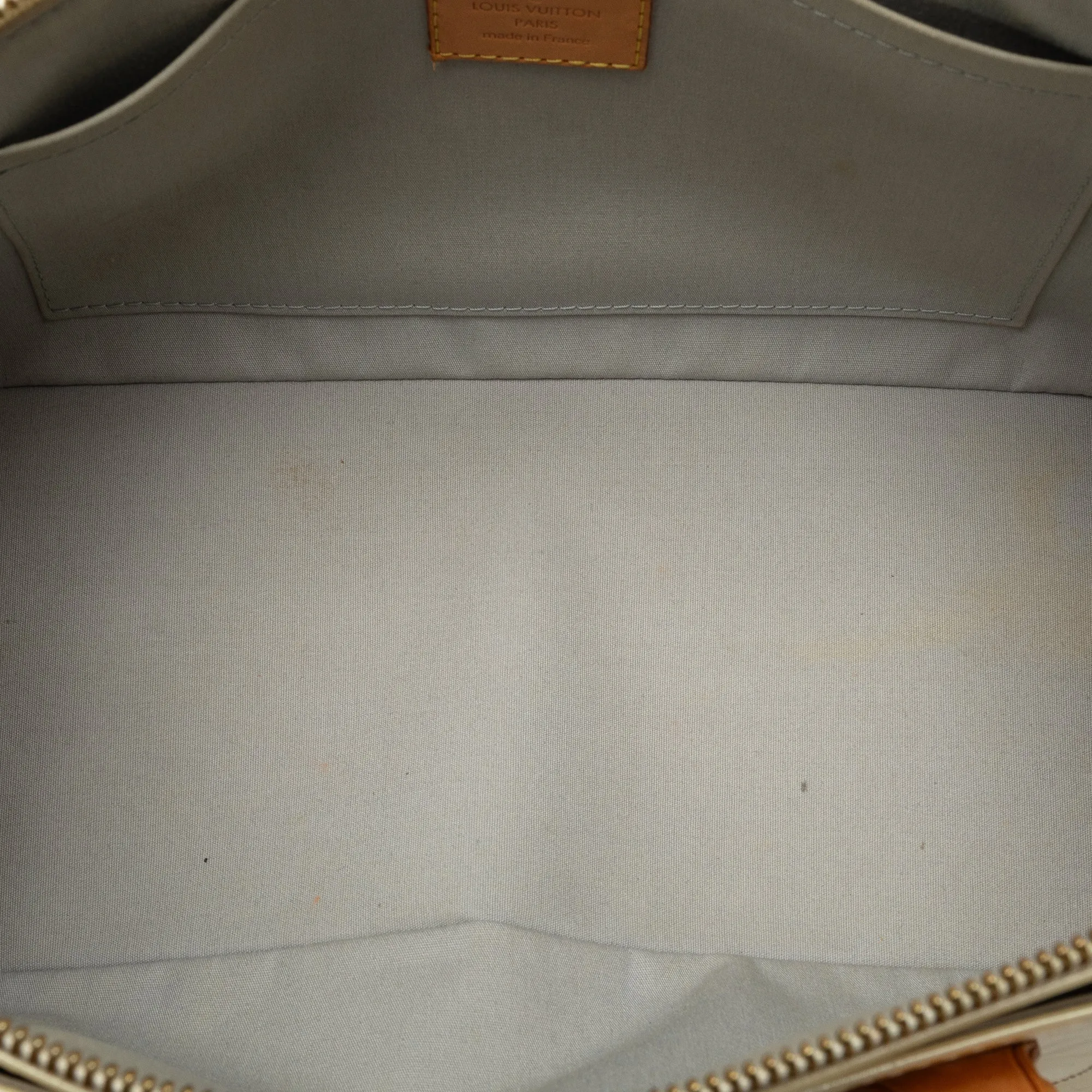 White Louis Vuitton Monogram Vernis Rosewood Avenue Shoulder Bag