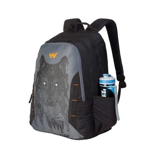 Wildcraft Nylon 44 Ltrs Casual Backpack (11629-Wolf_Black)